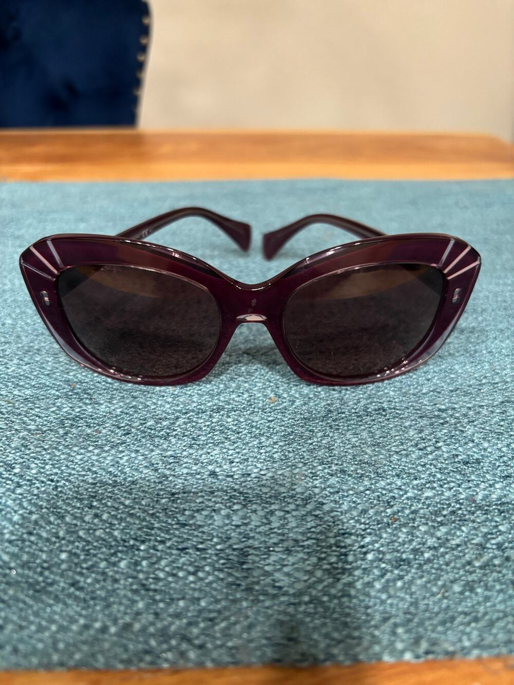 Alexander McQueen Purple Cat Eye Sunglasses 4214/S